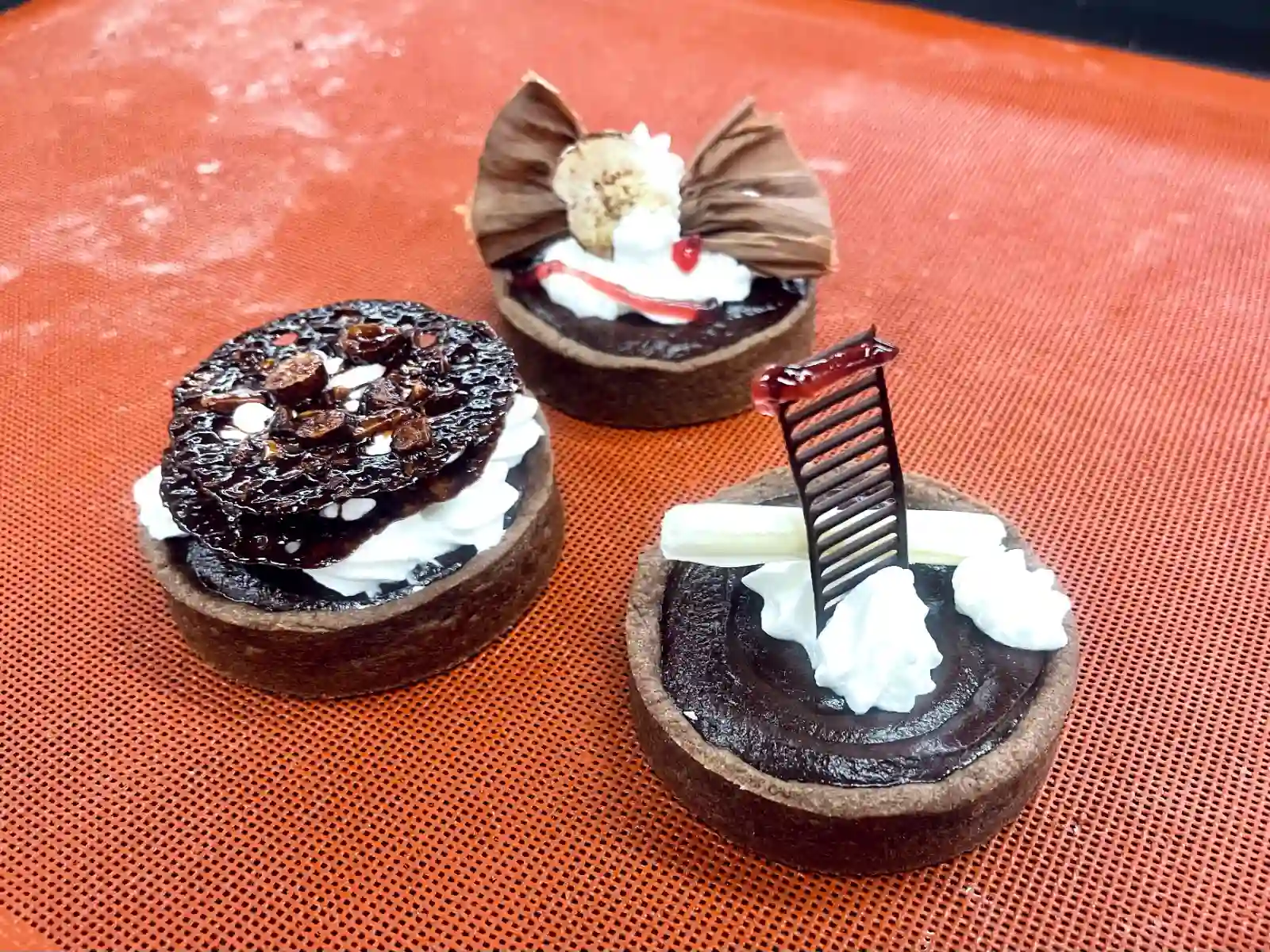 巧克力杏仁奶油塔